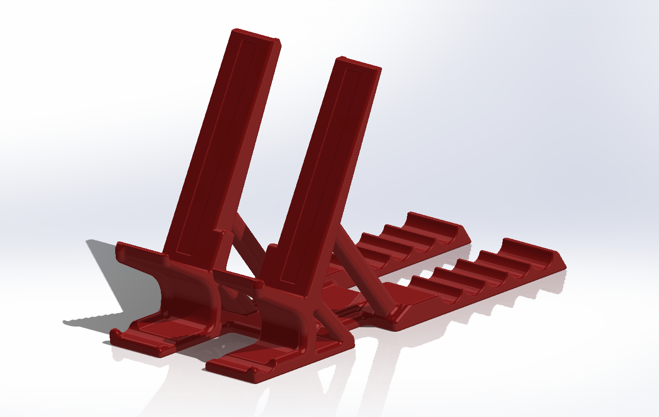 Konstruktion eines Smartphone-Ständers in SolidWorks