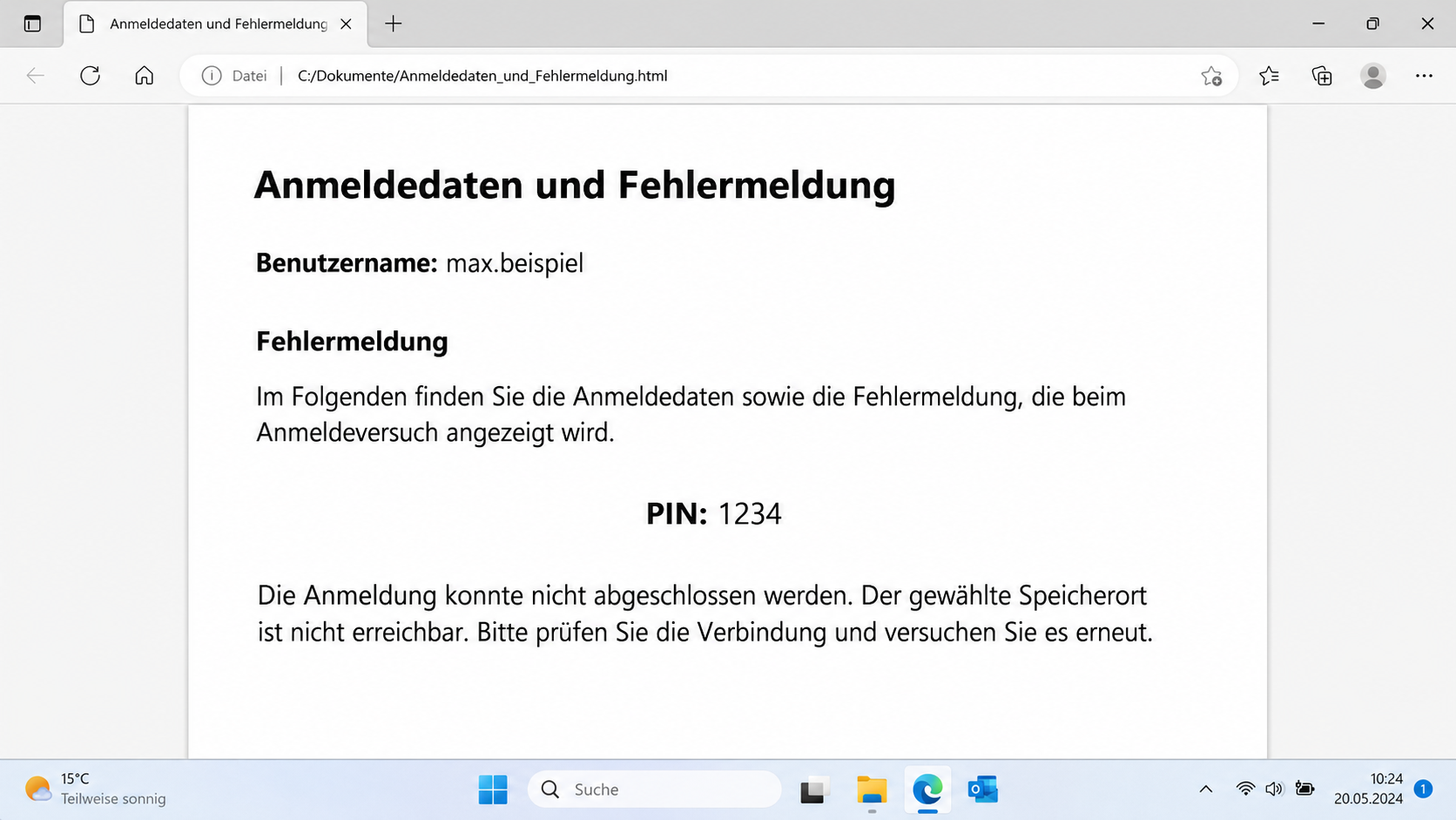 Ungeschwärztes Dokument
